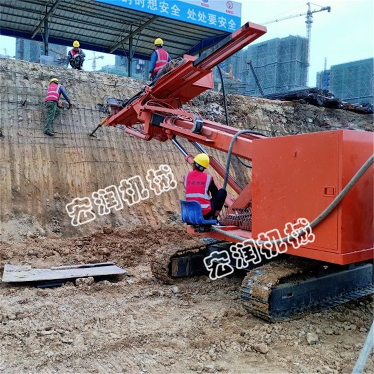 生產(chǎn)多功能液壓錨固鉆機，山體護坡鉆孔機