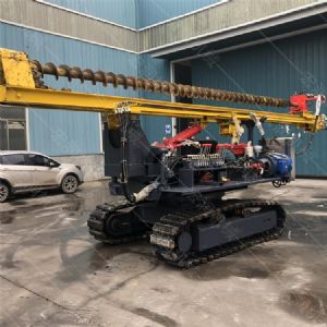 履帶光伏鉆孔機，光伏螺旋鉆孔機報價(jià)